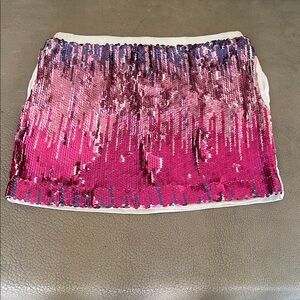 Little Miss Matched Girl’s Sequined Skirt Size 12 BNWT